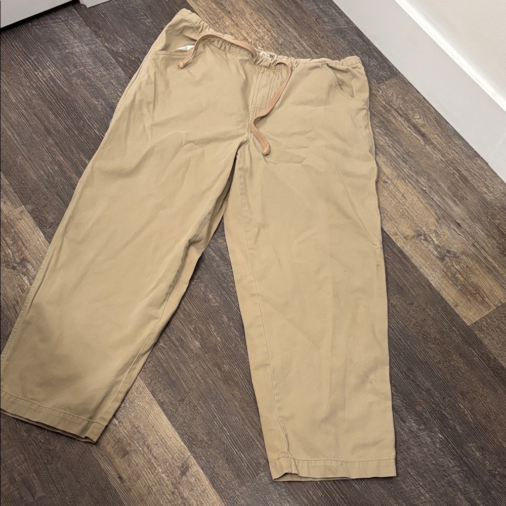 Structure Men's Tan Drawstring Chinos